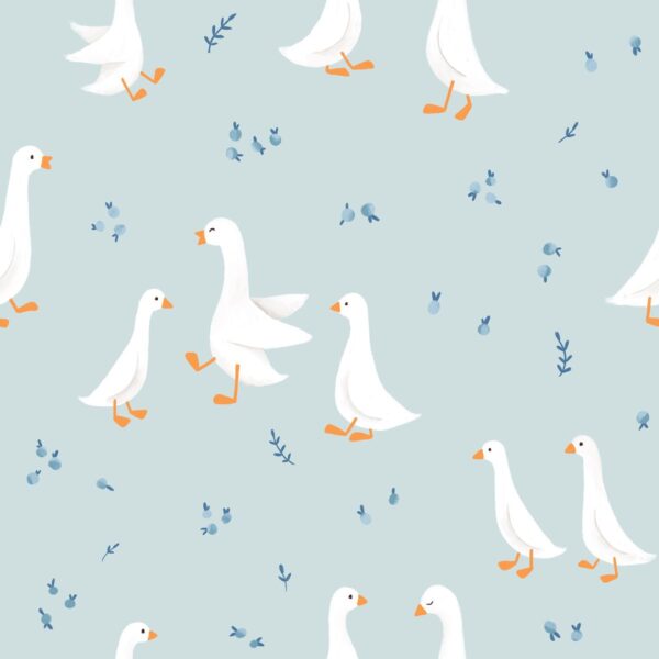Geese Blue Sky
