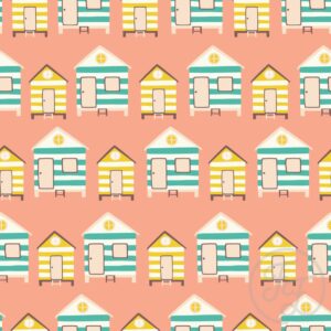 Beach House in Peach