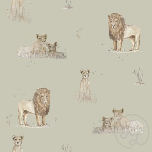 Lion Family Khaki