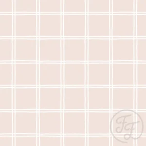 Wonky Checks Light Pink
