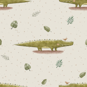 Bruces and Croco -Jersey 230 gsm- Per Half Meter