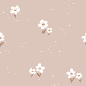 Wild Daisies Taupe