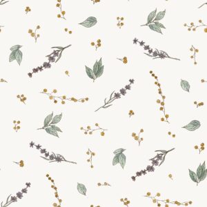 Blossoms in Nature OffWhite