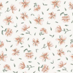 Natural Flowers OffWhite