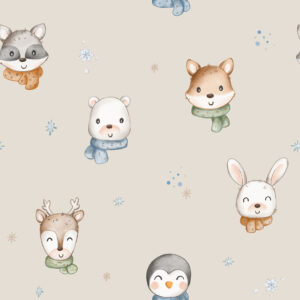 Winter Cuties Ecru