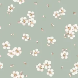 Floral Hilde Green